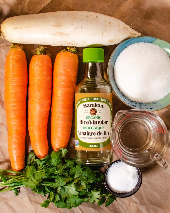 Pickled Carrot and Daikon Radish • My Pocket Kitchen