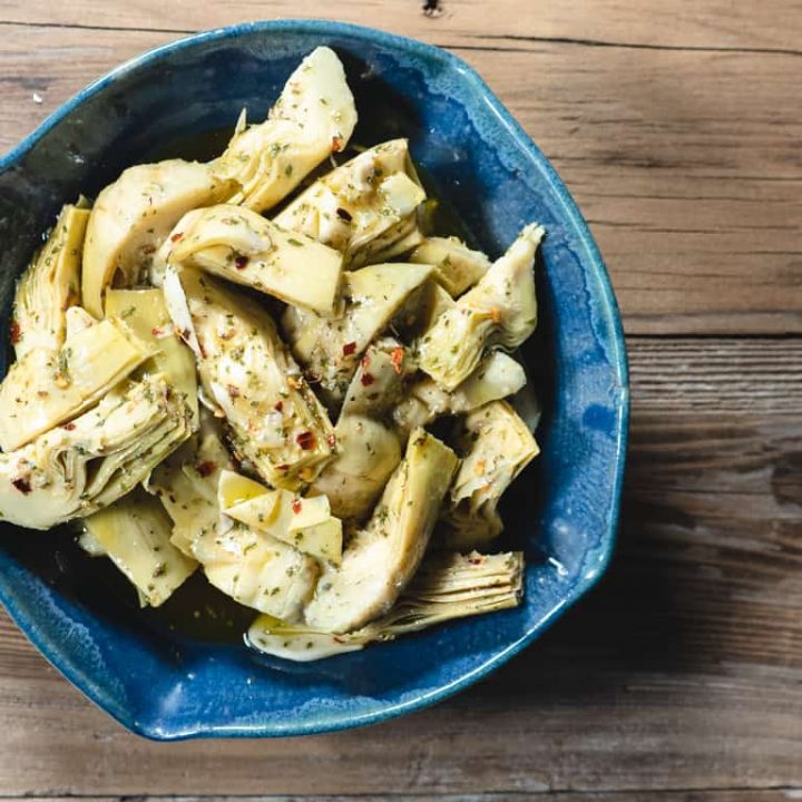 Marinated Artichoke Hearts Recipe • My Pocket Kitchen