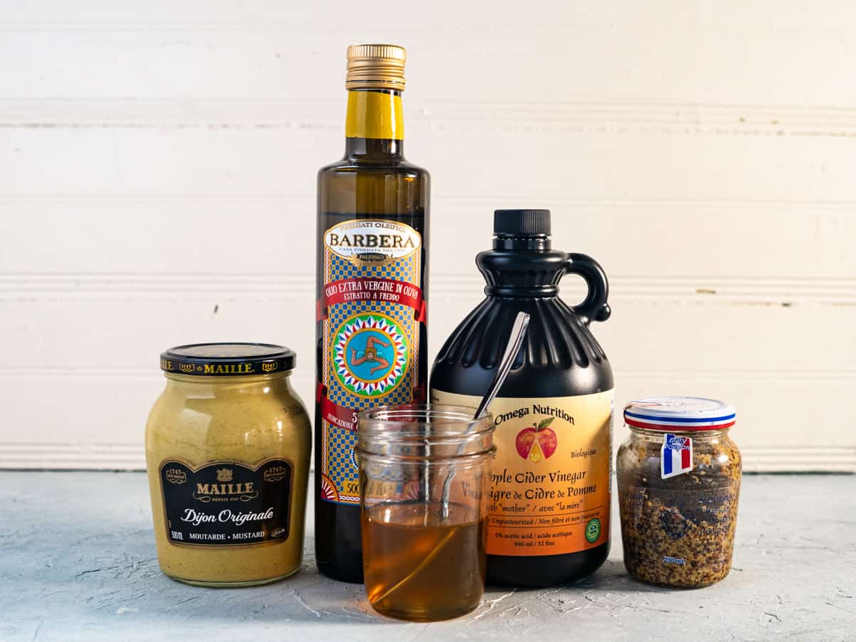 ingredients for honey mustard dressing