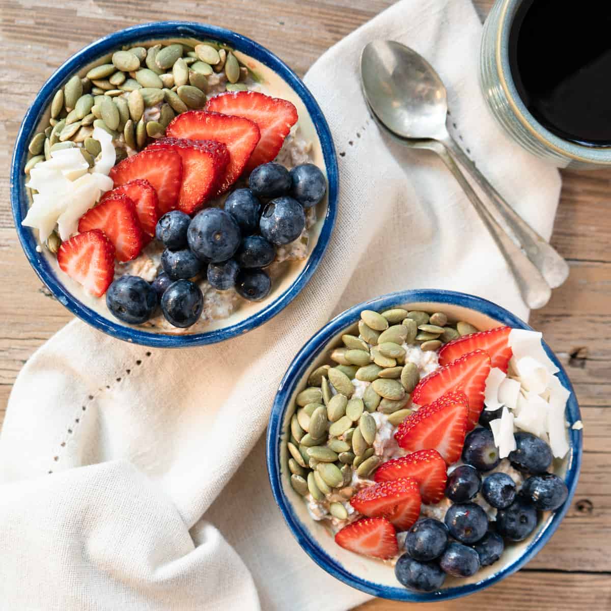 High Protein Overnight Oats - The Healthy Shift