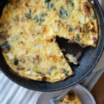 One Pan BLT Skillet Frittata Recipe - The Cookie Rookie®