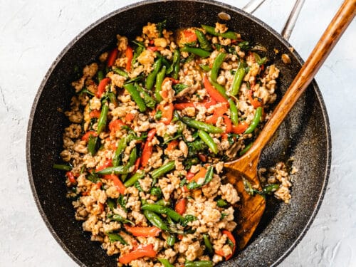 Thai Basil Chicken Stir Fry - Modern Farmhouse Eats