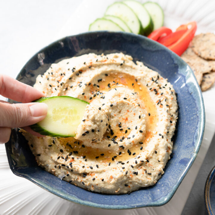 Toasted Sesame Hummus Recipe • My Pocket Kitchen
