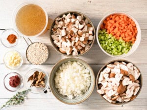 Mushroom Barley Soup • My Pocket Kitchen