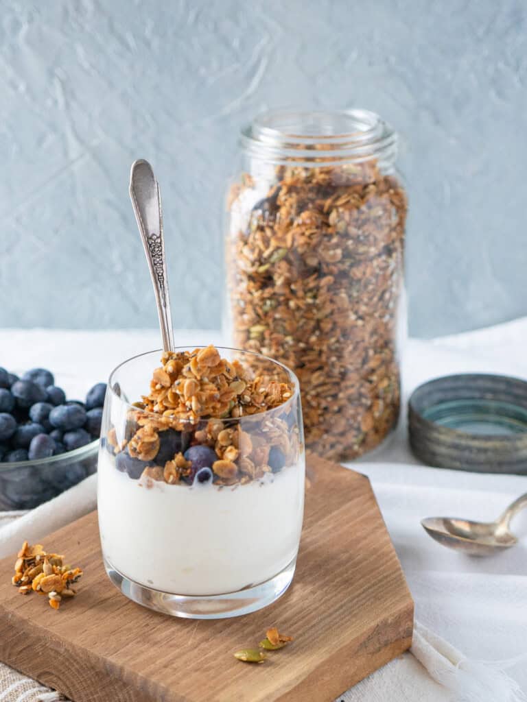 Healthy LowSugar Granola • My Pocket Kitchen