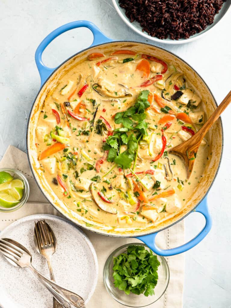 Thai Green Curry with Tofu • My Pocket Kitchen