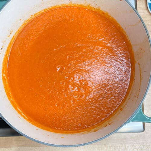 Roasted Tomato And Red Pepper Soup • My Pocket Kitchen 2870